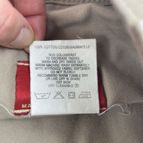 RM Williams Pants Mens 38x29 Tan Khaki Regular Straight Chino Linesman Australia - Picture 15 of 15